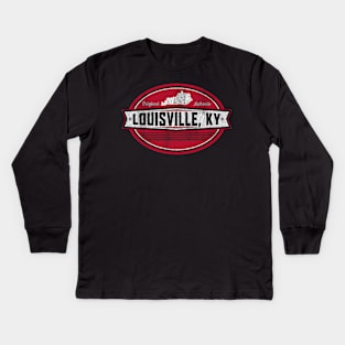 Authentic Original Louisville Kentucky Kids Long Sleeve T-Shirt